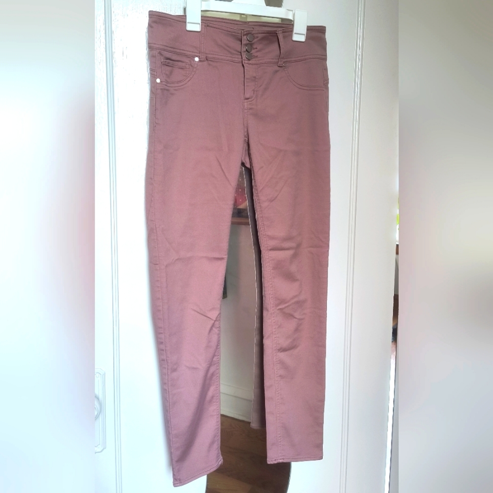 Women's Mauve Skinny Stretch Pant
